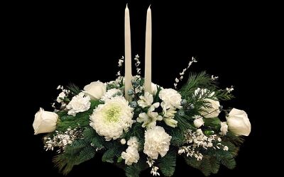 White Candlelight from Hastings Flower Co in Hastings, MN