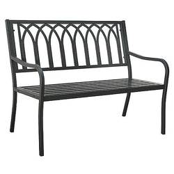 Black Outdoor Bench from Hastings Flower Co in Hastings, MN
