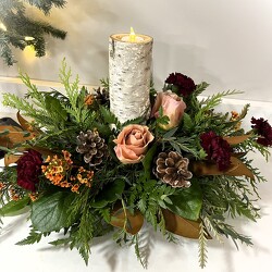 Rustic Elegance Centerpiece from Hastings Flower Co in Hastings, MN