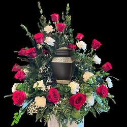 Timeless Elegance Urn Surround from Hastings Flower Co in Hastings, MN